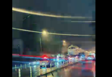 Avion pe străzile din București. „Fraților, a aterizat avionul pe linia de tramvai”. Imagini virale | Video