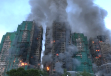 Imagini apocaliptice. Cel puțin patru persoane au murit într-un incendiu major care a cuprins mai multe blocuri de apartamente din Hong Kong