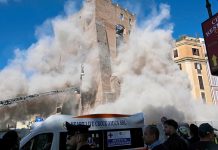 Muncitor român mort după ce a fost salvat dintr-un turn medieval prăbușit parțial la Roma