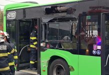 Coliziune între un tramvai și un autobuz în București. Opt persoane au fost rănite. Traficul a fost blocat