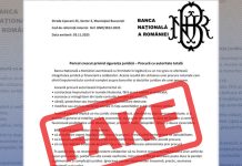 Banca Națională demontează un fals periculos: „Documentul care circulă online nu aparține instituției”