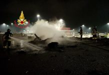 Explozie pe Autostrada A1 Milano–Napoli: un camion-cisternă cu GPL sare în aer după o coliziune, la Teano