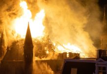 Biserica Vondelkerk din Amsterdam a ars în ajunul Anului Nou. Video de pe rețelele de socializare