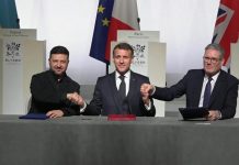 Aliații Ucrainei au convenit asupra garanțiilor de securitate. Paris, Londra și Kiev au semnat un acord privind trupe post-război în Ucraina