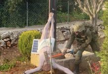 Soldat israelian, identificat după ce a fost fotografiat lovind o statuie a lui Iisus în Liban: armata promite sancțiuni
