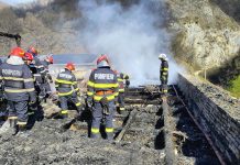 Incendiu devastator la Mănăstirea Bistrița: o măicuță găsită carbonizată, intervenție amplă a pompierilor