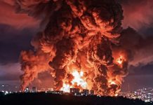 Rafinăria rusească din Tuapse a luat din nou foc după un atac ucrainean. Incendiul anterior a durat 4 zile și a provocat dezastru ecologic