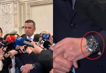 Grindeanu s-a prezentat la moțiunea anti-austeritate, care a dus la demiterea Guvernului Bolojan, cu un ceas de lux de 6.000 de euro