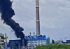 Al doilea incendiu la CET Vest București în doar o lună. RO-Alert emis după degajări masive de fum