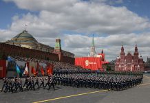 Parada de 9 mai a avut loc la Moscova. Pentru prima dată din 2007, aceasta s-a desfășurat fără echipament militar