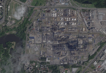 Rafinăria de petrol Kapotnia din Moscova după atacul ucrainean. Vedere din spațiu | Video