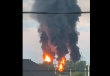 Aproape 300 de drone ucrainene au atacat mai multe regiuni rusești. Un incendiu a izbucnit la un depozit de petrol din regiunea Krasnodar