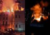 Rusia a lansat un atac masiv asupra Ucrainei. A luat foc Catedrala Adormirea Maicii Domnului din Kiev, precum și studioul cinematografic Dovjenko