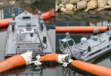 Filmul incidentului din Portul Constanța: de la descoperirea dronei la autodistrugerea celor patru aparate ucrainene