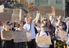 Proteste masive în întreaga Ucraină împotriva demiterii ministrului Apărării, Mihailo Fedorov. Oamenii au scandat „Aduceți-l înapoi pe Fedorov!” și „Rușine!”