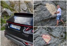 Bărbatul care a vandalizat stânca de pe Transfăgărășan cu mesajul „ANNA” a fost identificat. Are 55 de ani și este din București