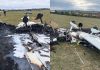 Alertă la Iași: Un avion s-a prăbușit și a luat foc la aterizare. Pilotul a reușit să iasă singur din aeronavă