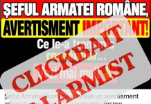 Ministerul Apărării dezminte o presupusă „alertă națională” emisă de șeful Armatei Române. Avertisment privind postările false de pe Facebook